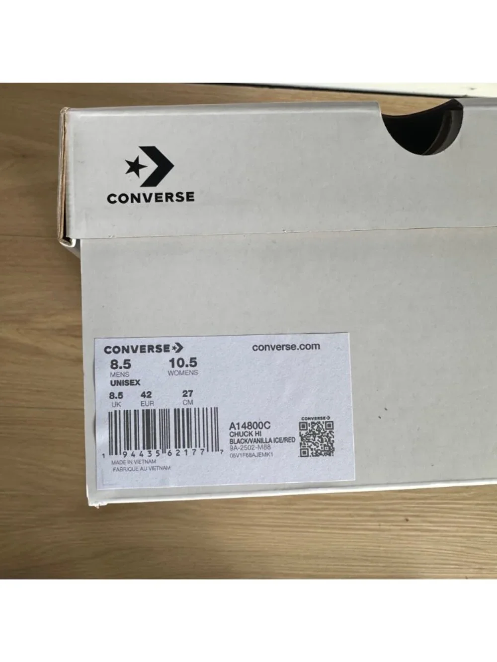 ⭐Converse x Isabel Marant Chuck 70 Hi Sz 8.5 Men Shoes Black Vanilla Ice A14800C - Picture 7 of 14